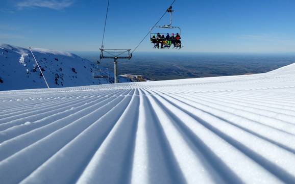 Preparazione delle piste Canterbury – Preparazione delle piste Mt. Hutt