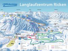 Mappa delle piste Bildhaus - Gommiswald am Ricken