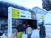 Informazioni all’ingresso della Silvretta Bahn