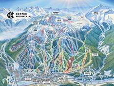 Mappa delle piste Copper Mountain