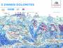 Mappa delle piste 3 Cime/3 Zinnen Dolomiti - Monte Elmo/Orto del Toro/Croda Rossa/Passo Monte Croce