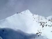 Vista su Blue Heaven con eccellenti possibilità di neve fresca