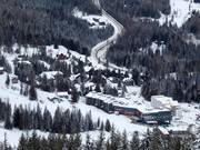 Vista sulle sistemazioni del Red Mountain Resort