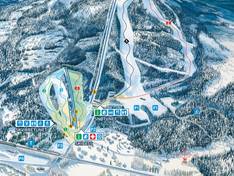 Mappa delle piste Varingskollen