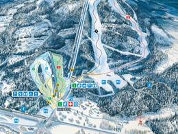 Mappa delle piste Varingskollen