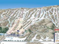 Mappa delle piste Granite Peak at Rib Mountain State Park
