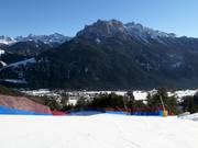 Discesa a valle Thöni verso Vigo di Fassa