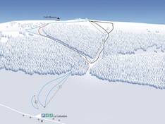 Mappa delle piste La Corbatière - La Roche-aux-Crocs