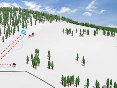 Mappa delle piste Pozděchov