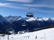 Prui-Clünas - 6pers.| Seggiovia ad alta velocità (ad agganciamento automatico) con cupole di protezione