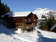 Case di montagna presso la stazione a monte della cabinovia