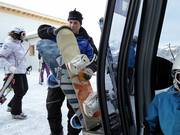 Assistenza per salire sulla cabinovia