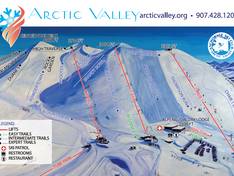 Mappa delle piste Arctic Valley
