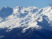 Vista sull’area sciistica Schwemmalm da lontano