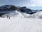 Discesa dal Sasso Levante in Val di Fassa (Fassatal)