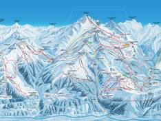 Mappa delle piste 4 Vallées - Verbier/La Tzoumaz/Nendaz/Veysonnaz/Thyon
