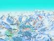 Mappa delle piste del comprensorio sciistico Saas-Balen