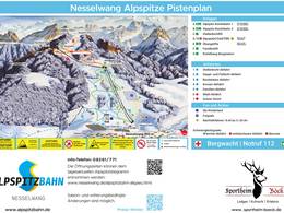 Mappa delle piste Nesselwang - Alpspitze (Alpspitzbahn)