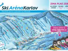 Mappa delle piste Praděd/Myšák - Malá Morávka (Ski Karlov)