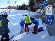 Assistenza per la salita allo skilift