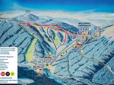 Mappa delle piste Čertovica