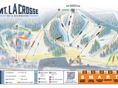 Mappa delle piste Mt. La Crosse
