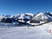 Facile discesa a valle verso Livigno