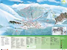 Mappa delle piste Vall de Núria