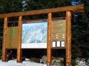 Tabellone informativo al Grouse Mountain