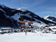 Turm 6er - 6pers.| Seggiovia ad alta velocità (ad agganc. autom.) con cupola di prot. e riscald. sedile