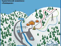 Mappa delle piste Zatyshok