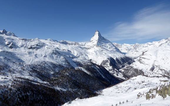 Mattertal (Valle di Zermatt): Dimensione dei comprensori sciistici – Dimensione Breuil-Cervinia/Valtournenche/Zermatt - Cervino