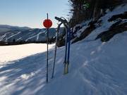 Cannone da neve a bordo pista