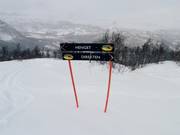 Segnaletica delle piste a Raudalen