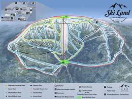Mappa delle piste Skiland - Mt. Aurora