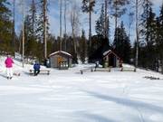 Area di sosta nel comprensorio sciistico di Levi