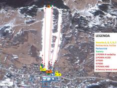 Mappa delle piste Krahule