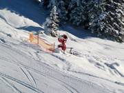 Cannone da neve nell’area sciistica di Laterns