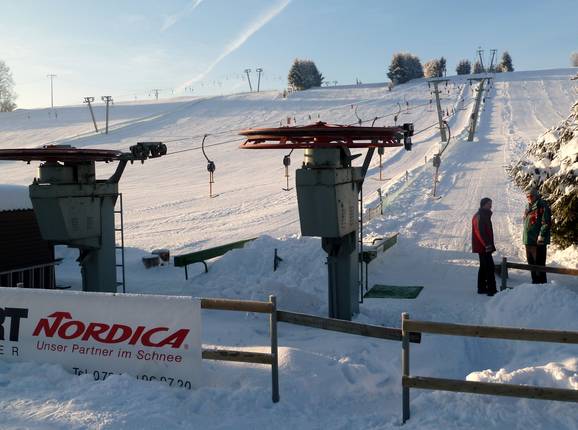 Skilift Halde 1 - Skilift con T-bar/ancora