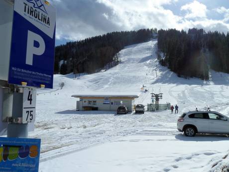 Thierseetal: Accesso nei comprensori sciistici e parcheggio – Accesso, parcheggi Tirolina (Haltjochlift) - Hinterthiersee