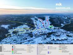 Mappa delle piste Marikollen - Fjerdingby