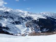 Vista su Méribel-Mottaret