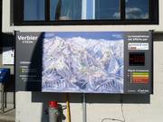 Mappa delle piste a Verbier