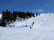 Pista da gara sulla discesa Västbacken