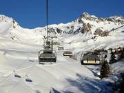 Valbiolo - 4pers.| Seggiovia ad alta velocità (ad agganciamento automatico) con cupole di protezione