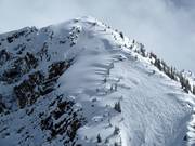 Vista verso il Terminator Peak