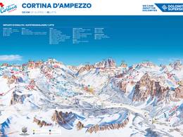 Mappa delle piste Cortina d'Ampezzo