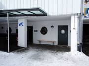 Servizi igienici curati alla stazione a valle