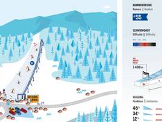 Mappa delle piste S. Maddalena (Gsies/Valle di Casies)