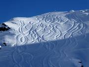 Inizio della variante di discesa Nidla